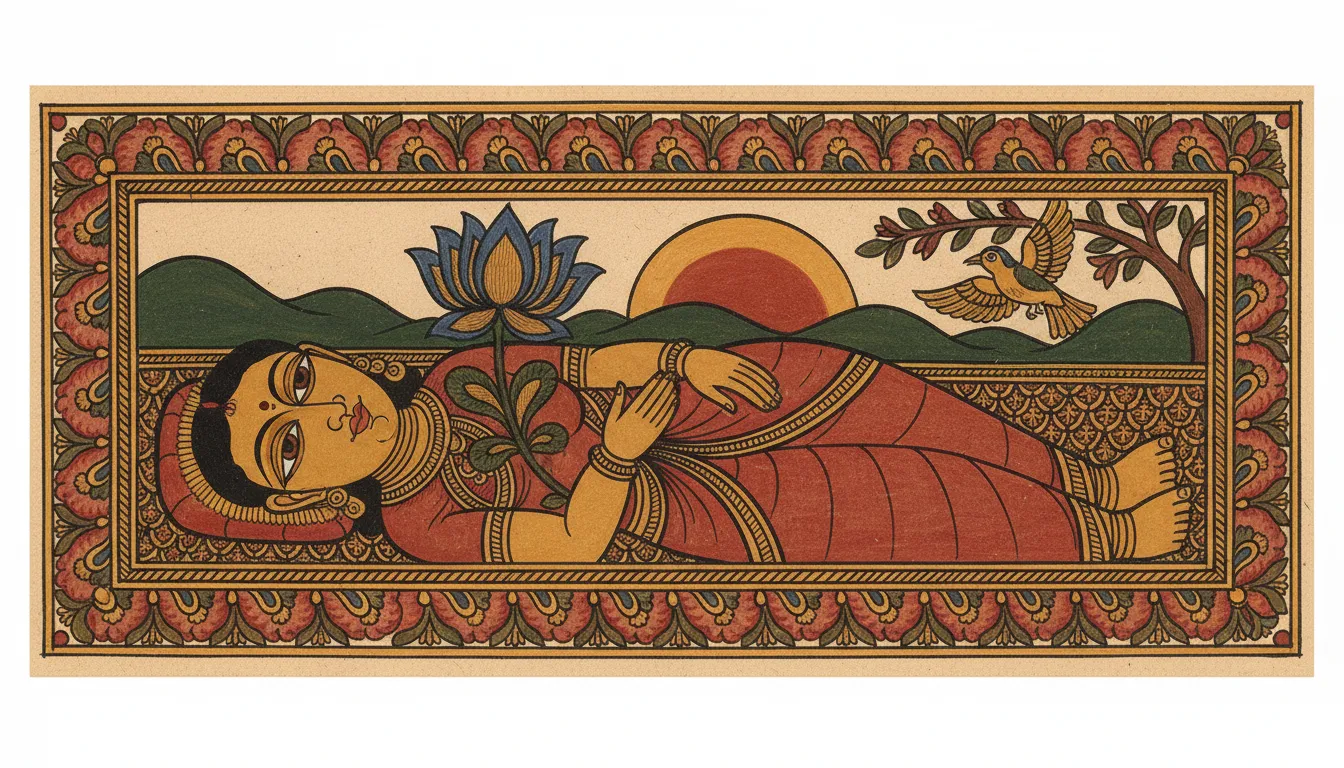 মৃত্যু dream meaning illustration